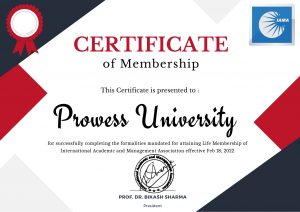 See attached PU’s IAMA Life Membership Certificate